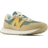 New Balance Kids 237 V1 Lace-up Sneaker(Dark Juniper/Dried Apricot)