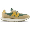 New Balance Kids 237 V1 Lace-up Sneaker(Dark Juniper/Dried Apricot)