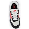 New Balance Kids 237 V1 Lace-up Sneaker(Grey Matter/True Red)