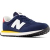 New Balance Kids 237 V1 Lace-up Sneaker(Nb Navy/Varsity Gold)