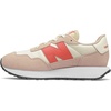 New Balance Kids 237 V1 Lace-up Sneaker(Oyster Pink/Mars Red)