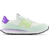 New Balance Kids 237 V1 Lace-up Sneaker(Sea Salt/Dry Lime)