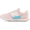 New Balance Kids 237 V1 Lace-up Sneaker(Shell Pink/Sea Salt/Blue)
