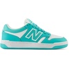 New Balance Kids 480 V1 Lace-up Sneaker(Airyteal/White)