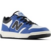 New Balance Kids 480 V1 Lace-up Sneaker(Blue Agate/White)