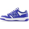 New Balance Kids 480 V1 Lace-up Sneaker(Marine Blue/White)
