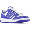 New Balance Kids 480 V1 Lace-up Sneaker(Marine Blue/White)