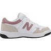 New Balance Kids 480 V1 Lace-up Sneaker(Nb 103 White/Rosewood)