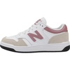 New Balance Kids 480 V1 Lace-up Sneaker(Nb 103 White/Rosewood)