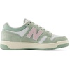 New Balance Kids 480 V1 Lace-up Sneaker(Nb 103 White/Stone Pink)