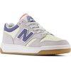 New Balance Kids 480 V1 Lace-up Sneaker(Pearl Grey/Mineral/Dream State)