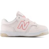 New Balance Kids 480 V1 Lace-up Sneaker(Pink Salt/Double Bubble)