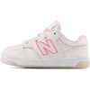 New Balance Kids 480 V1 Lace-up Sneaker(Pink Salt/Double Bubble)