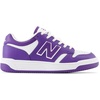 New Balance Kids 480 V1 Lace-up Sneaker(Prism Purple/White)