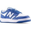 New Balance Kids 480 V1 Lace-up Sneaker(White/Blue Agate)