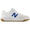 New Balance Kids 480 V1 Lace-up Sneaker(White/Blue Agate/Gum)