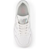 New Balance Kids 480 V1 Lace-up Sneaker(White/Rose Sugar)