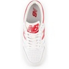 New Balance Kids 480 V1 Lace-up Sneaker(White/Team Red)
