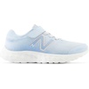 New Balance Kids’ 520 V8 Bungee | Running Shoes(Bright Sky/Shell Pink/White)