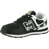 New Balance Kids’ 574 V1 Neo Sole Lace-up | Casual Shoes(Black/Lemonade)