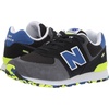 New Balance Kids’ 574 V1 Neo Sole Lace-up | Casual Shoes(Black/Royal Blue)