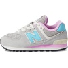 New Balance Kids’ 574 V1 Neo Sole Lace-up | Casual Shoes(Brighton Grey/Summer Aqua/Lilac Cloud)
