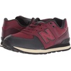 New Balance Kids’ 574 V1 Neo Sole Lace-up | Casual Shoes(Nb Burgundy/Black)
