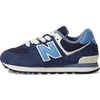 New Balance Kids’ 574 V1 Neo Sole Lace-up | Casual Shoes(Nb Navy/Heritage Blue)
