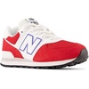 New Balance Kids’ 574 V1 Neo Sole Lace-up | Casual Shoes(Team Red/White/Bright Lapis)