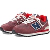 New Balance Kids’ 574 V1 Neo Sole Lace-up | Casual Shoes(Washed Burgundy/Nb Navy)