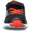 New Balance Kids’ 680 V6 Hook and Loop Running Shoe(Black/Orange/Blue)