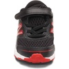 New Balance Kids’ 680 V6 Hook and Loop Running Shoe(Black/Team Red)