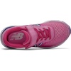 New Balance Kids’ 680 V6 Hook and Loop Running Shoe(Candy Pink/Exuberant Pink/Marine Blue)
