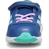 New Balance Kids’ 680 V6 Hook and Loop Running Shoe(Captain Blue/Dark Violet Glo/White Mint)