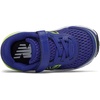 New Balance Kids’ 680 V6 Hook and Loop Running Shoe(Marine Blue/Lemon Slush/Black)