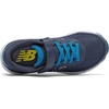 New Balance Kids’ 680 V6 Hook and Loop Running Shoe(Natural Indigo/Wave/Citra Yellow)