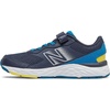 New Balance Kids’ 680 V6 Hook and Loop Running Shoe(Natural Indigo/Wave/Citra Yellow)
