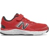 New Balance Kids’ 680 V6 Hook and Loop Running Shoe(Team Red/Black/Silver Metallic)