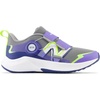 New Balance Kids’ DynaSoft Reveal V4 Boa Running Shoe(Shadow Grey/Electric Indigo/Thirty Watt)