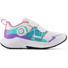 New Balance Kids’ DynaSoft Reveal V4 Boa Running Shoe(White/Violet Crush/Cyber Jade)