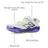 New Balance Kids’ Dynasoft Nitrel V6 Hook and Loop | Road Running Shoes(Grey Matter/Electric Indigo)