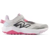 New Balance Kids’ Dynasoft Nitrel V6 Hook and Loop | Road Running Shoes(Grey Matter/Real Pink/Quarry Blue)