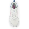 New Balance Kids Fresh Foam 650 V1 Lace-up Running Shoe(White/Real Pink/Heron Blue)