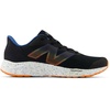 New Balance Kids Fresh Foam Arishi V4 Running Shoe (Little Kid)(Black/Blue Agate/Blaze Orange)