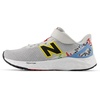 New Balance Kids Fresh Foam Arishi V4 Running Shoe (Little Kid)(Grey Matter/Carolina Blue/Ginger Lemon)