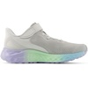 New Balance Kids Fresh Foam Arishi V4 Running Shoe (Little Kid)(Grey Matter/Daybreak/Cosmic Jade)