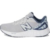 New Balance Kids Fresh Foam Arishi V4 Running Shoe (Little Kid)(Grey Matter/Vintage Indigo/Melon Water)