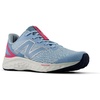 New Balance Kids Fresh Foam Arishi V4 Running Shoe (Little Kid)(Quarry Blue/Real Pink/Chrome Blue)