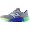 New Balance Kids Fresh Foam Arishi V4 Running Shoe (Little Kid)(Slate Grey/Blue Gemstone/Lime Leaf)