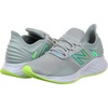 New Balance Kids’ Fresh Foam Roav V1 Lace-up Sneaker | Road Running Shoes(Brighton Grey/Bleached Lime Glo/Summer Aqua)